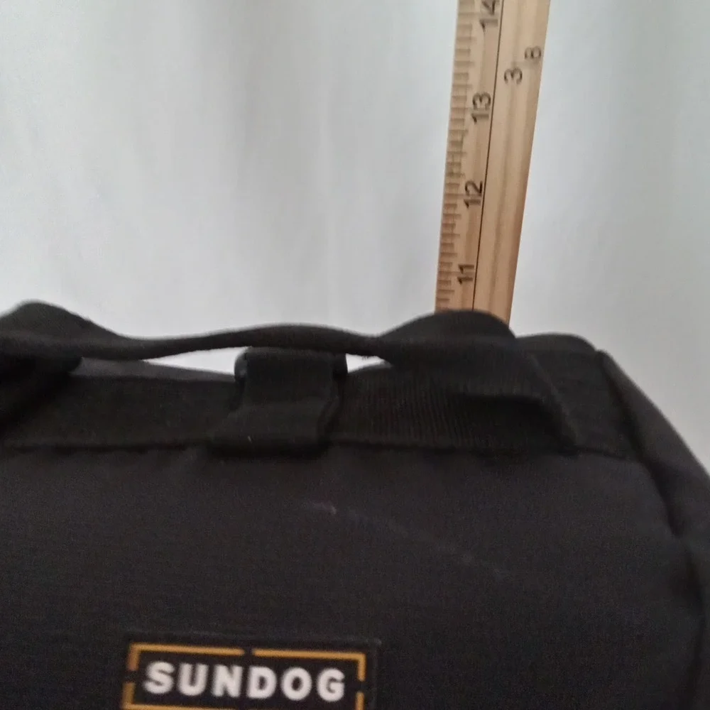Sundog Black Nylon Padded Camera Holster Bag with Shoulder Strap and Belt Loop